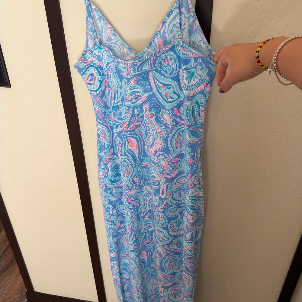 Lilly Pulitzer Maxi dress size L EUC - Picture 2 of 9